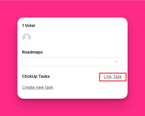 Link Feedbackchimp posts with ClickUp tasks